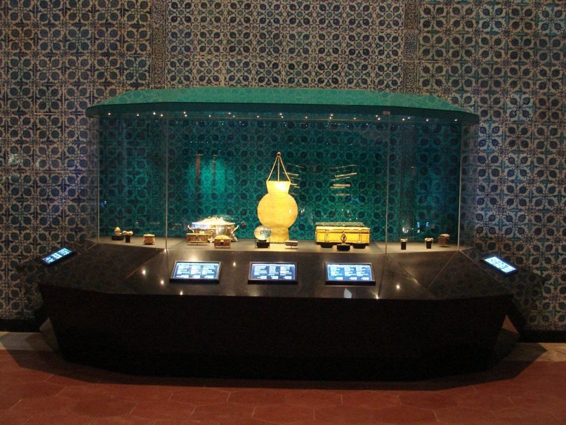 Reliques du prophète Mohammed au palais de Topkapi