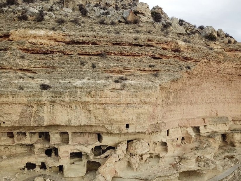 Manazan Caves in Karaman