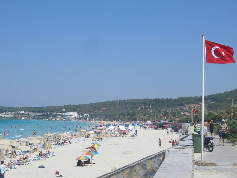 Ilıca Beach with Golden Sands