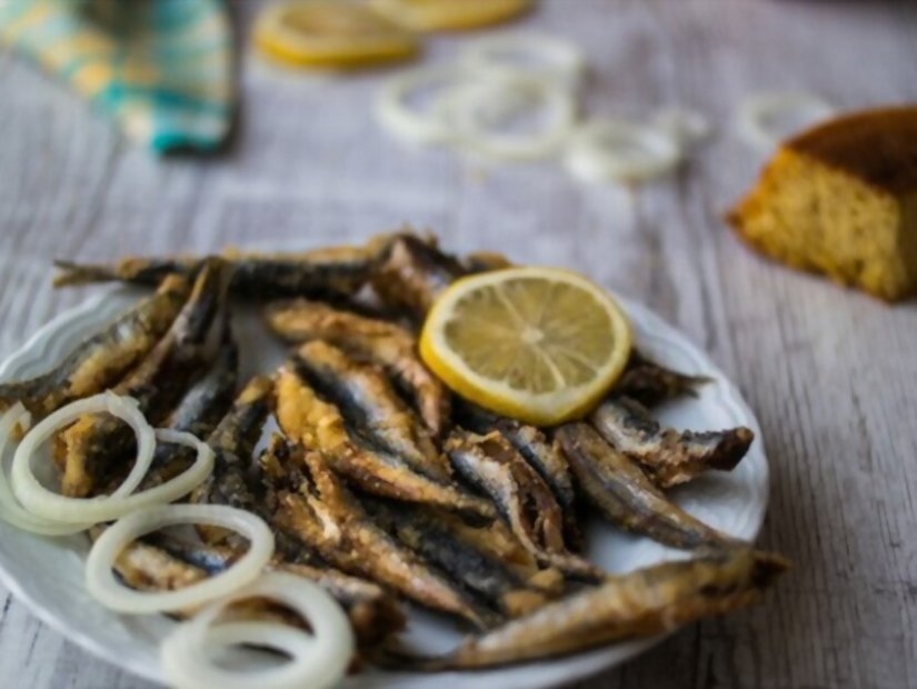 Traditionelles Essen von Trabzon: Hamsi