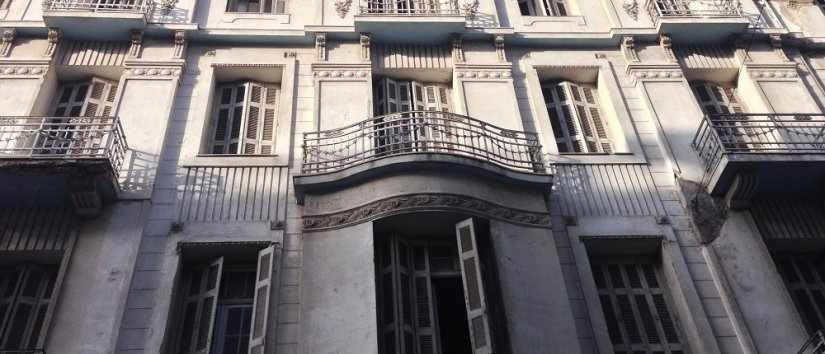Art Nouveau Style Buildings in Istanbul