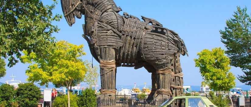 Trojan Horse of Troy in Çanakkale