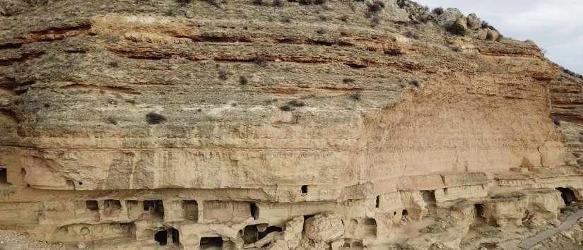 Manazan Caves in Karaman