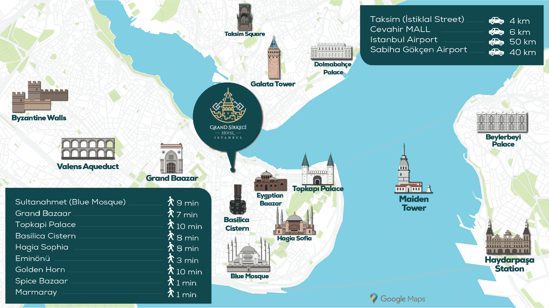 Grand Sirkeci Hotel Location