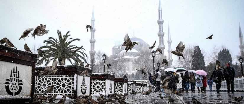 Die besten Aktivitäten an verschneiten Tagen in Istanbul