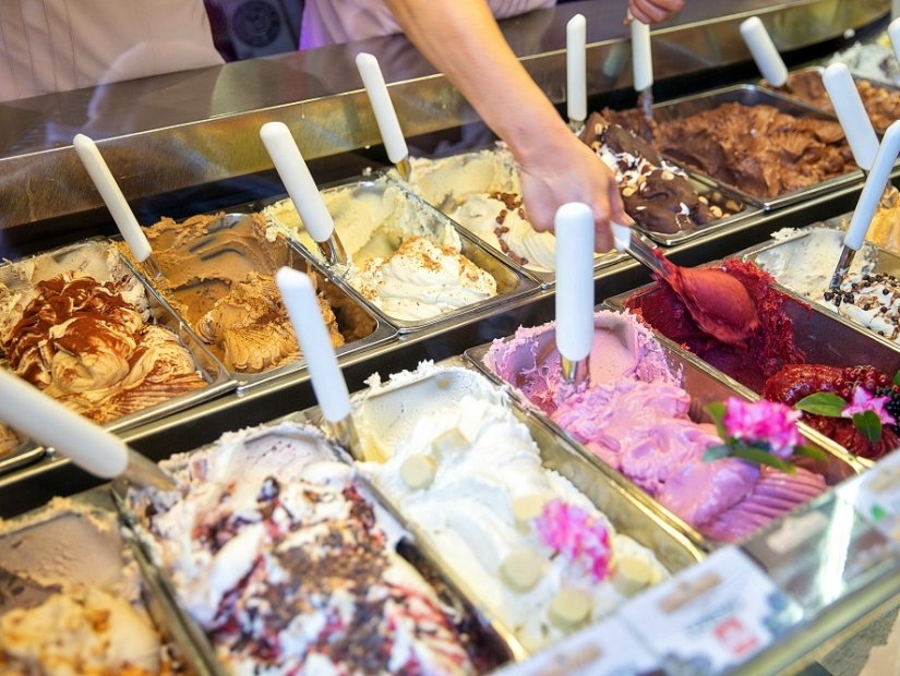 Места, где можно поесть самое вкусное мороженое в Стамбуле.