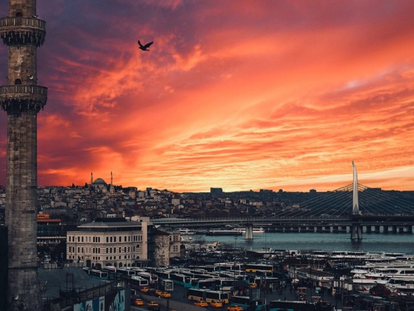 Места для заката в Стамбуле.