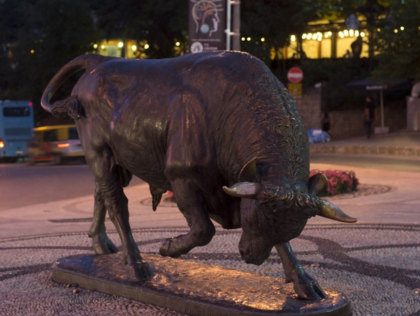 La célèbre statue de taureau de Kadıköy