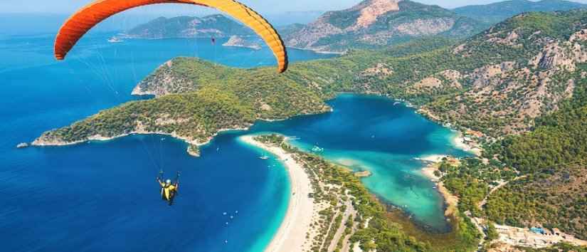 土耳其的滑翔伞场地