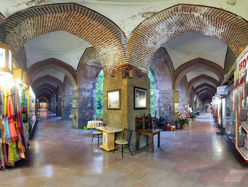 Vieux marché de la soie à Bursa